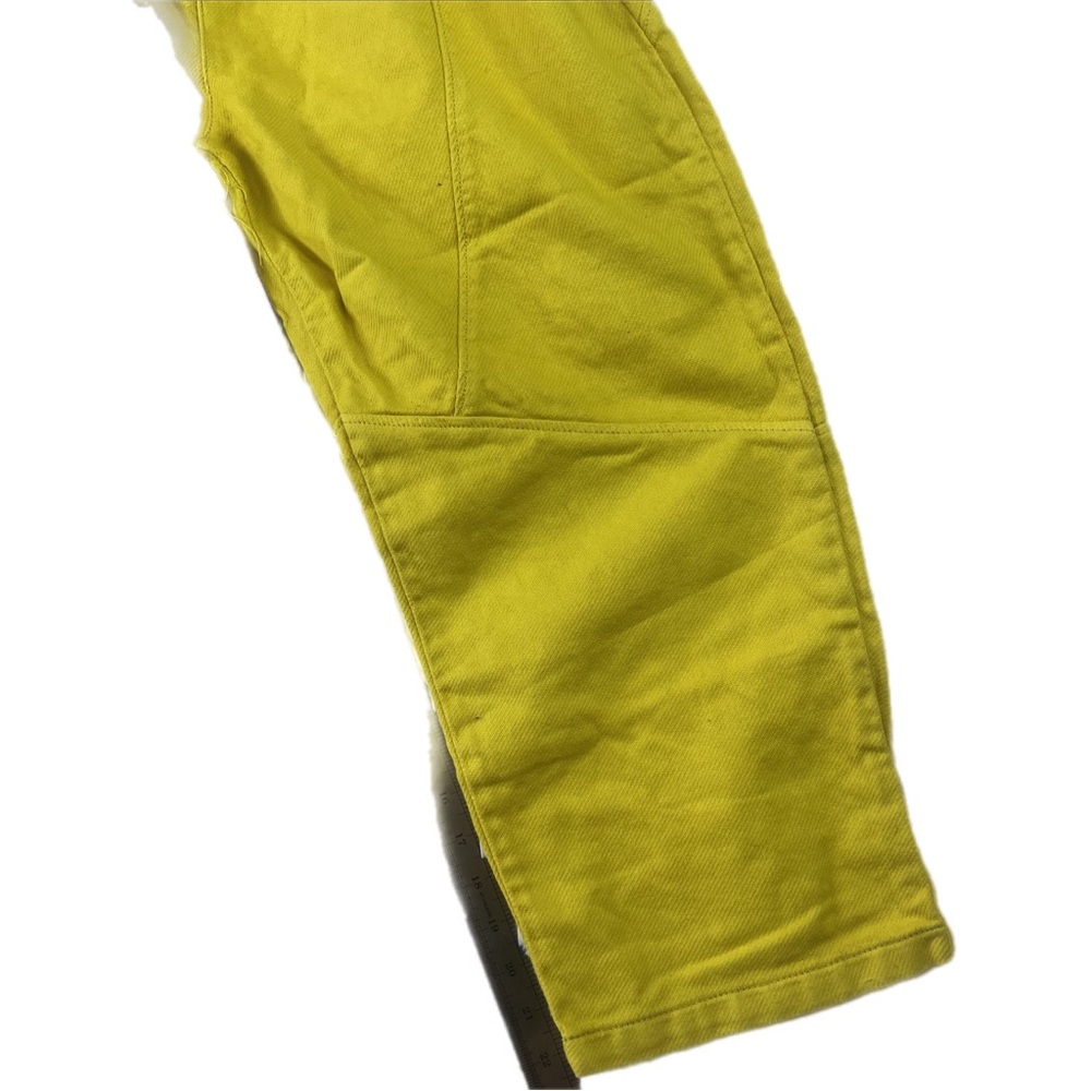 Urban Outfitters Yellow High-Waist Cotton Capris - Picture 11 of 14